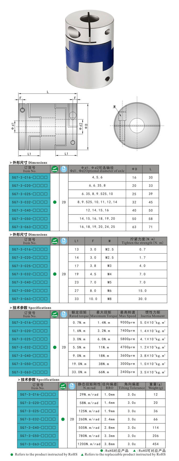 SG7-3-C 尺寸